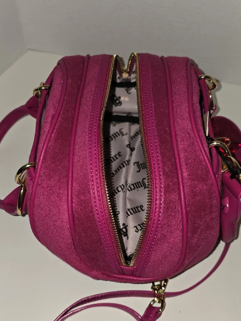 Juicy Couture Raspberry Tart Angel Satchel